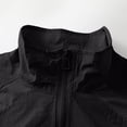 thumbnail image 5 of Men's Windproof Thin Bomber Jacket Sun Protection Lightweight Breathable Track Jacket Windbreaker Outdoor Travel Golf Fashion Coat Big and Tall Sizes S-3XL Black, 5 of 8