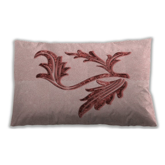 Ahgly Company Outdoor Rectangular Contemporary Lumbar Throw Pillow, 13 inch by 19 inch