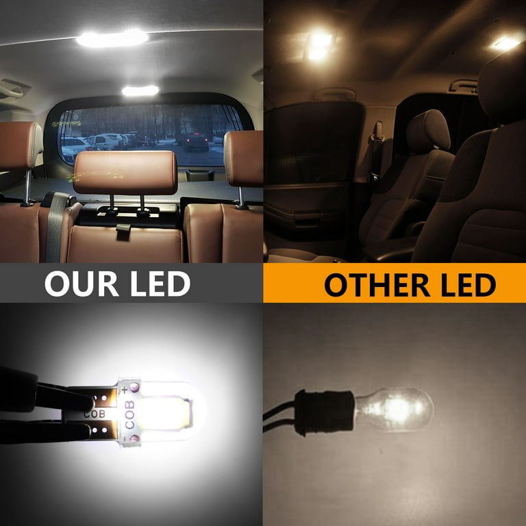 T10 194 168 W5W Bombilla LED de luz interior de coche para Toyota