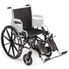 Invacare Tracer SX5 Wheelchair, with Full Length Arms and T94HCP Elevating Legrests with Padded Calf Pads, 20" Seat Width, TRSX50FBFP / T94HCP