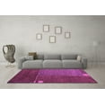 thumbnail image 3 of Ahgly Company Indoor Square Abstract Purple Modern Area Rugs, 5' Square, 3 of 4