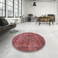 thumbnail image 3 of Ahgly Company Indoor Rectangle Mid-Century Modern Fire Brick Red Oriental Area Rugs, 3' x 5', 3 of 6