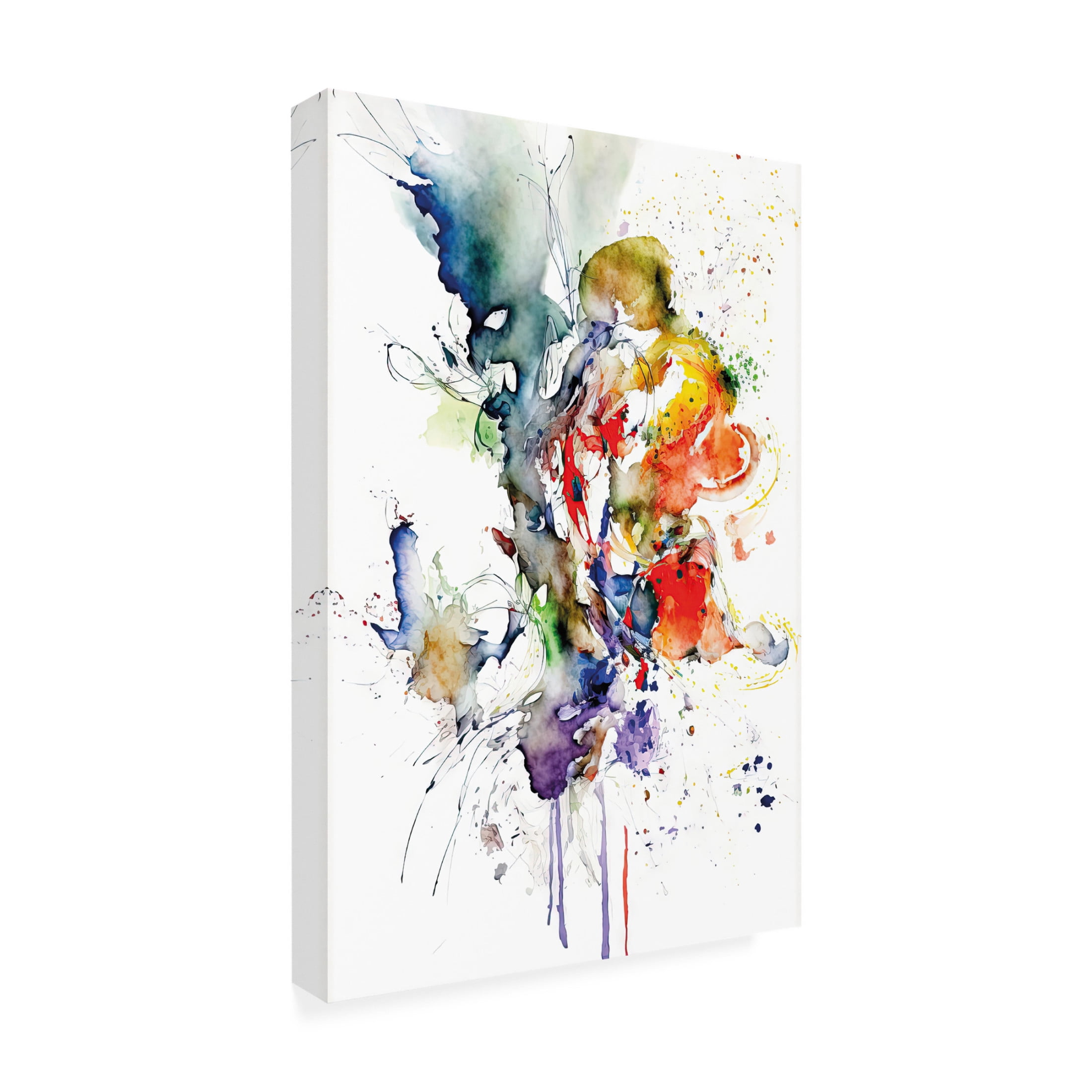 Trademark Fine Art Mauro Abstract shape Canvas Wall Art