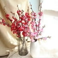 thumbnail image 3 of Forzero Chinese style dried plum blossoms and cherry blossoms, artificial wedding flowers, rayon peduncle silk tall artificial flowers used for family weddings, home decoration, 3 of 6