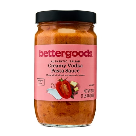 bettergoods Authentic Italian Creamy Vodka Pasta Sauce, 24 oz