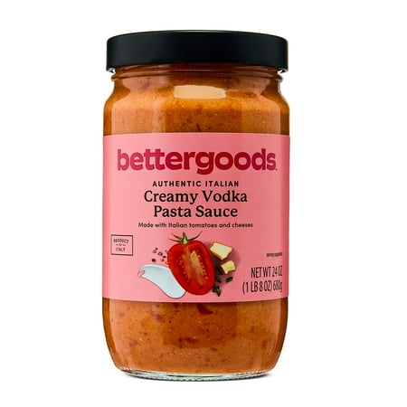bettergoods Authentic Italian Creamy Vodka Pasta Sauce, 24 oz