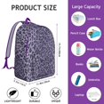 thumbnail image 5 of Leopard Print Backpack for School,Cute School Bag,Schoolbag with Adjustable Shoulder Straps & Padded Back,15.7"x11.8"x5.5", 5 of 5