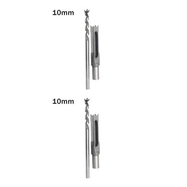 Speravity Taladro cuadrado para carpintería, taladro para carpintería de acero de alta velocidad, taladro para agujeros cuadrados, 10mm Type1 NO1 Speravity CBP032401