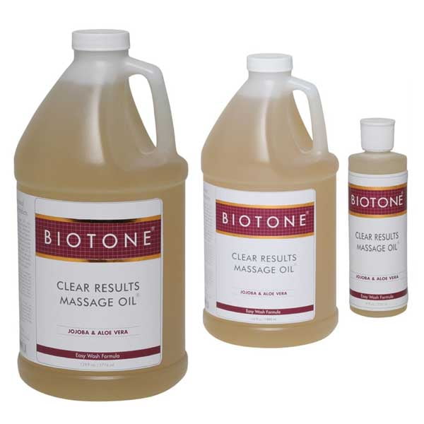 Biotone Clear Results Massage Oil 1 Gallon