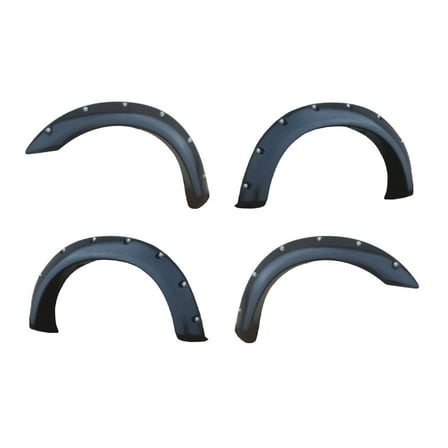 KAIHUIXING Paintable Pocket Rivet Bolt Wheel Protector Flare for Ford for Ranger 1993-2011 Full Set Front 1.25" Rear 1.25"-Additional Tire Coverage