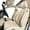 Beige, variant on EKR Custom Fit Explorer Car Seat Covers for Ford Explorer 2011-2015-Three-Row Model,Second Row 40/60 Split,Full Set Leatherette(Black)