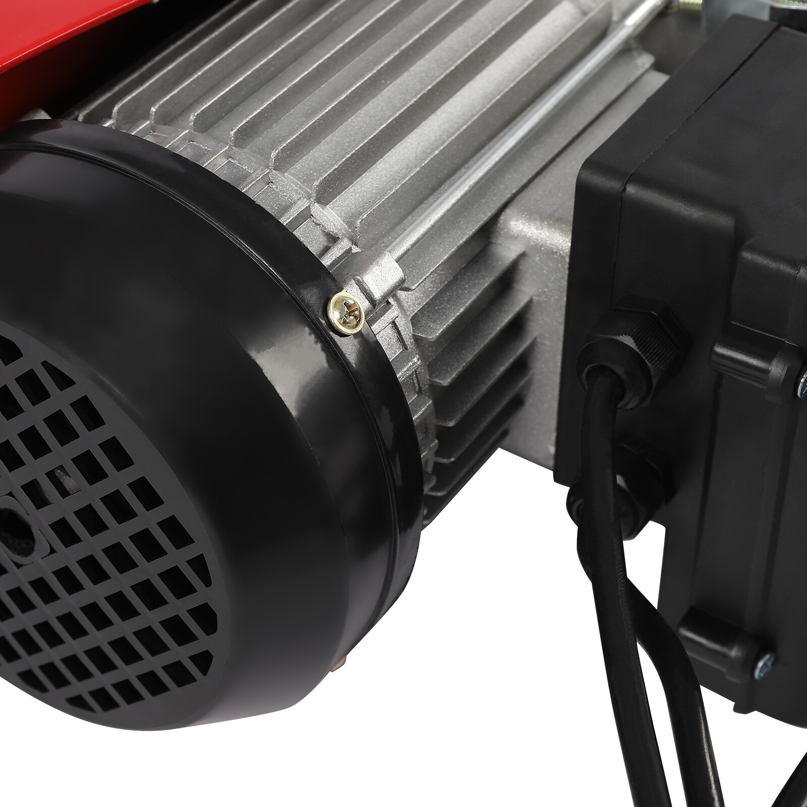 9.5*4*8.6in 1543lbs Red Overhead Electric Hoist Crane Lift Garage Winch with Remote 110V for Factories