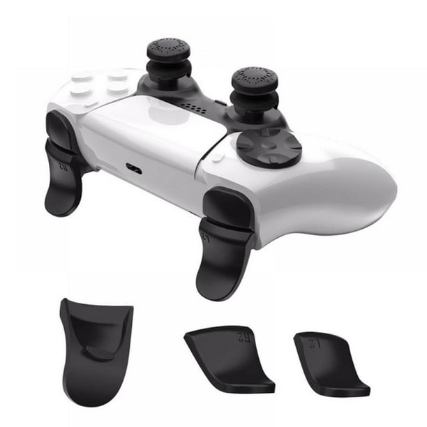 For Ps5 Game Controller Extend Trigger Non Slip Rocker Cap Ps5 Hand Grip Extenders Caps Black Walmart Com