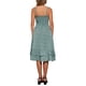thumbnail image 3 of Vestido Floral INSPIRE CHIC para Mujer, Vestido Midi con Tirantes Espagueti y Volantes, Talla XL, Verde, 3 of 6