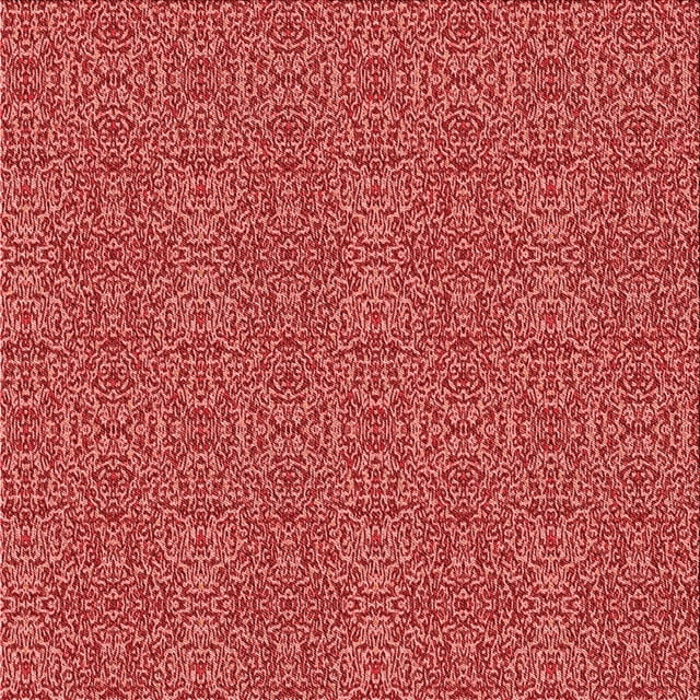 Ahgly Company Tapis d'Intérieur Lavable en Machine Carré Rouge, 6 Pieds Carré