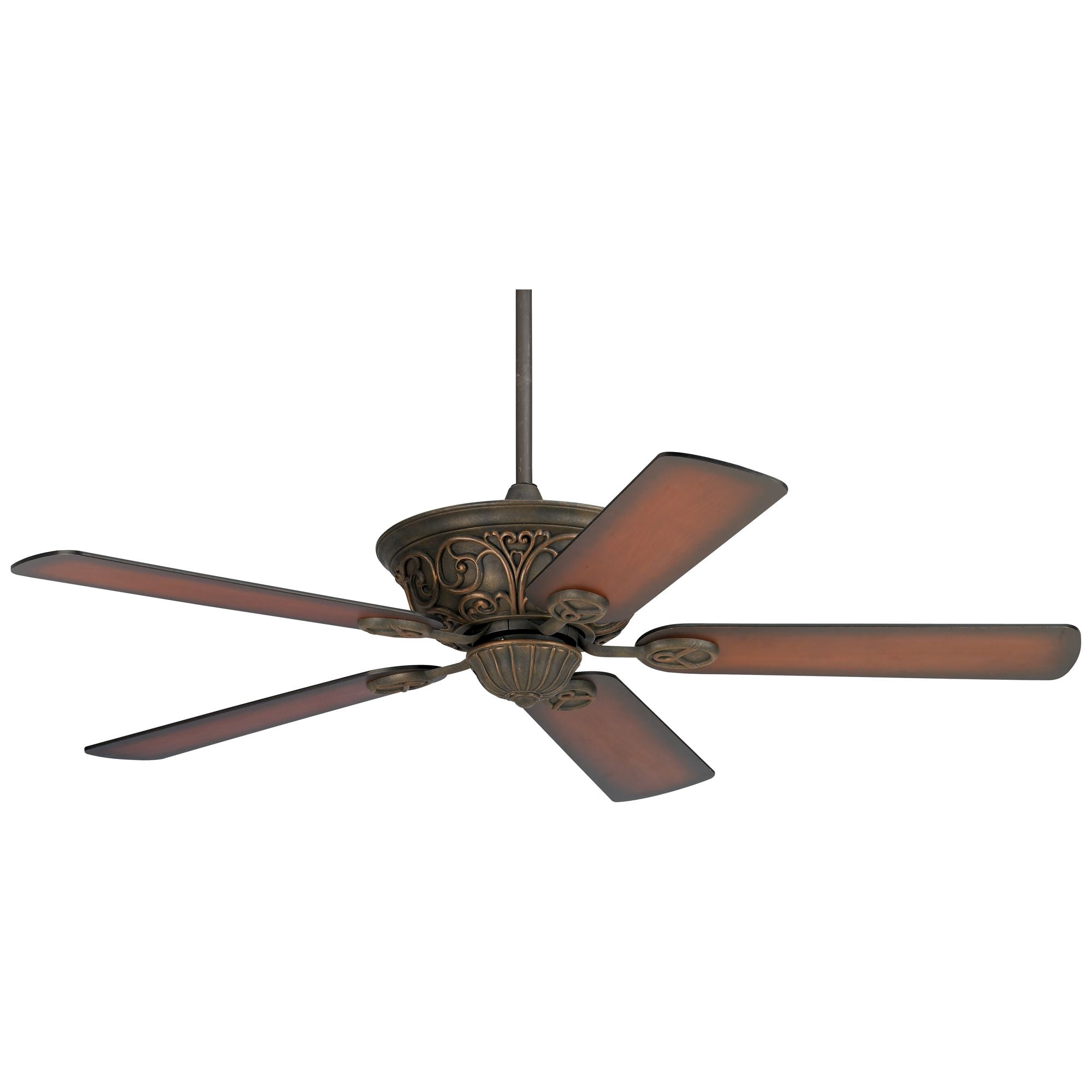52" Casa Vieja Contessa Vintage Rustic Indoor Ceiling Fan Bronze Copper Shaded Cherry for Living Kitchen House Bedroom Family Dining Home Office Room