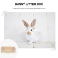 thumbnail image 3 of SKISUNO Bunny Toilet Caja Sanitaria Espaciosa Para Mascotas Uso Conveniente Y, 3 of 6