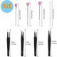 thumbnail image 5 of 11pieces Tweezers Jewelry Making Kit Stirring Needle Spoon Tool For Diy Craft, 5 of 5