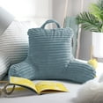 thumbnail image 4 of Nestl Almohada de Lectura para Niños y Adolescentes, Pequeña con Respaldo Brazos, Descanso Cama Memory Foam Triturada, Color Azul Piedra., 4 of 6