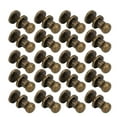 thumbnail image 3 of 20 Sets Rivet Screw Set 7x5mm Screw Nail Rivet Copper Round Head Stud Spot Screwback For Leathercraft Belt Account Book Photo Album, 3 of 8