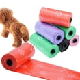 thumbnail image 2 of HEVIRGO 2Rolls/30Pcs Footprint Waste Pick Up Bags Dog Puppy Poop Degradable Clean-up, 2 of 11