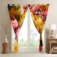 thumbnail image 4 of Cute Cake Curtains 30%-50% Blackout Adults,Raspberry Fruit Cakes Curtains & Drapes Kawaii Room Decor,Food Curtains Valentines Day Birthday Gifts Window Curtain, 4 of 6