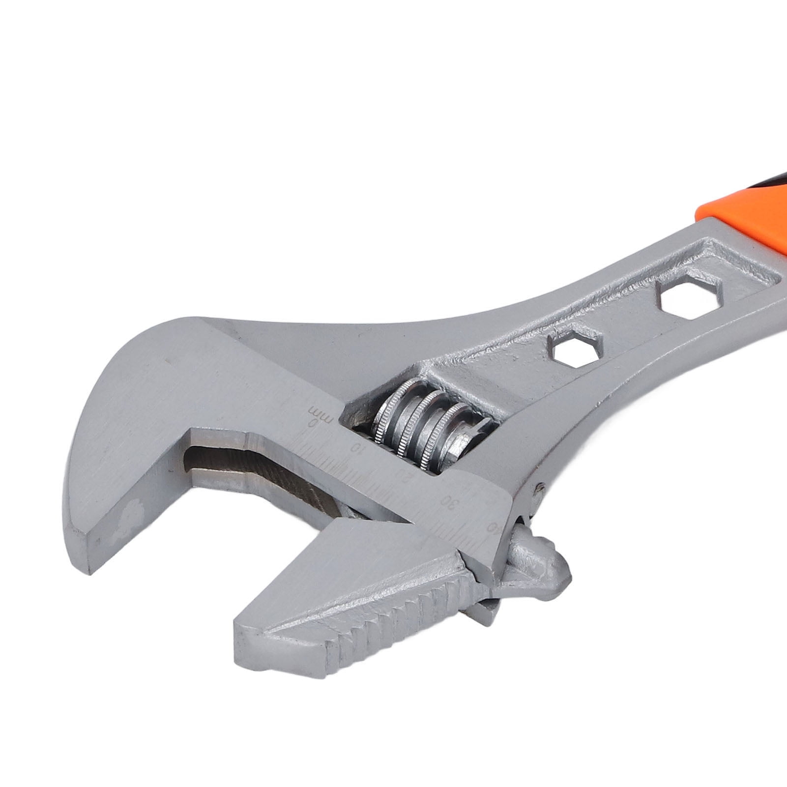 Nieyigj 12 Inch Adjustable Wrench High Carbon Steel Versatile Spanner Tool with Hex Hole and Star Opening (12 in / 30.48 cm)