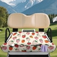 thumbnail image 3 of chaqlin Strawberry Pattern Golf Cart Seat Cover Non-slip, 4 Pockets, Suitable for Golf Carts, Fit for Club Car, 3 of 8