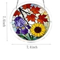 thumbnail image 4 of Acrylic Puzzles Sun Catcher Window Hanging, Colorful Jigsaw Sun Catcher Kit for Adults, Stained Glass Acrylic Puzzle Decoration for Women Mom Birthday Gift, Home Garden Decor, 4 of 6