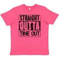 thumbnail image 3 of Inktastic Straight Outta Time out Youth T-Shirt, 3 of 5