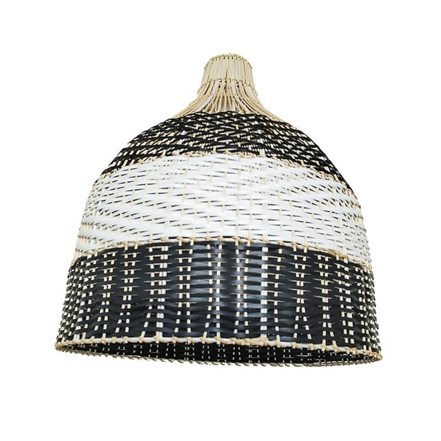Lámpara de ratán tejida a mano, accesorio de luces, cubierta de iluminación colgante tejida, cubierta de lámpara duradera para decoración de sala de e