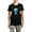With Gray Camo Pant, variant on - Blue Zombie Sugar Skull Puppy Pajamas - Women's Short Sleeve Print T-Shirt and Pants Dark Cotton Pajama Set