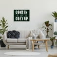 thumbnail image 2 of Stupell Industries Come In Cozy Up Phrase Snowflakes Green Plaid Inspirational Painting Gray Framed Art Print Wall Art, 24 x 30, 2 of 8