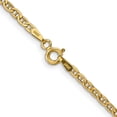 thumbnail image 3 of Diamond2Deal Mother's Day Gift 14K Yellow Gold 2.4mm Semi-Solid Anchor Chain Bracelet for Women 8", 3 of 6