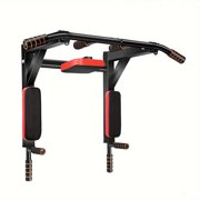 Multifunctional Wall-Mounted Pull-Up Bar – Heavy-Duty Indoor Horizontal Bar for Home Gym, Chin-Up, Punching Bag, and Exercise Equipment – Adjustable & Space-Saving (Black)