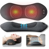 Smooth Triple Fusion Back Massager, 2026  3-in-1 Back Massager, features vibration massage, heat therapy, and traction lifting functions, effectively relieving neck, shoulder, and back discomfort (1)