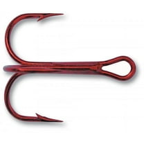 Mustad 35647 Treble Classic Hook, Round Bend - 25 Per Pack