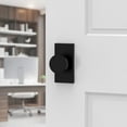 thumbnail image 5 of Baldwin PVCONCFR190 PV.CON.CFR Contemporary Privacy Door Knob Set with 5 Inch Rectangle Rose from The Reserve Collection, 5 of 7