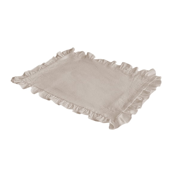 Ruanlalo Vintage Placemat Rectangle Placemat with Ruffle Dining Table Decoration Mat for Restaurant Home Dinner Party Tea Party Wedding