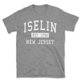 thumbnail image 1 of Iselin New Jersey Classic Established Men's Cotton T-Shirt, 1 of 1