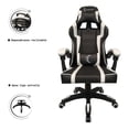 thumbnail image 2 of Silla Gamer Audiotek Ergonomica Blanco Gaming PC, 2 of 6