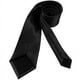 thumbnail image 2 of Corbata de hombre de 8 cm, delgada, lisa, negra, para fiesta y boda, 2 of 3