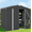 Black（8×46FT）, variant on Sesslife 8' x 6' Outdoor Storage Shed, Patio Galvanized Steel Metal Shed with Lockable Doors, Garden Shed with Vents for Tools, Lawn Mover, Bike, Gray