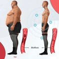 thumbnail image 3 of Self Heating Knee Support, Acupressure Therapy Pad, Adjustable Straps, Ergonomic Fit, for Arthritis Pain, Travel Comfort, Medical Grade Fabric, Posture Aid, Office Use, Sports Recovery,, 3 of 8