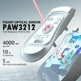 ATTACK SHARK X5 Wireless Gaming Mouse with Tri-Modes BT 5.1/2.4Ghz/USB ...