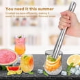 thumbnail image 5 of 22.5cm，Stainless Steel Cocktail Muddler, Cocktail Mixer Lemon Bar Tool, Create Delicious Mojitos,, 5 of 5