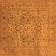 thumbnail image 1 of Ahgly Company Indoor Square Oriental Orange Industrial Area Rugs, 7' Square, 1 of 4