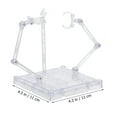 thumbnail image 4 of 2Pcs Plastic Action Figure Stands Children Doll Toy Holder Figure Model Bases, 4 of 7