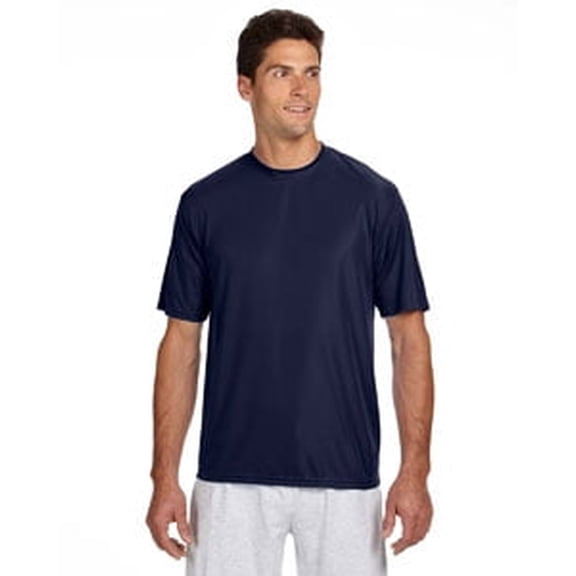 A4 N3142 Mens Cooling Performance Crew - Navy 2011 - XS