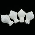 thumbnail image 2 of AMLESO 4Pcs Decorative Window Curtain Pole Rod End Cap Final Head 28mm White, 2 of 8